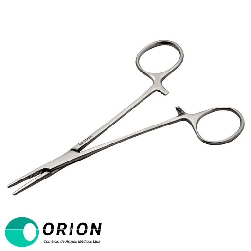 pinça mosquito curva hemostática cirúrgico