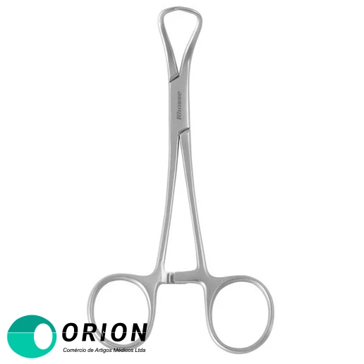 Pinça tipo Pozzi para cirurgias