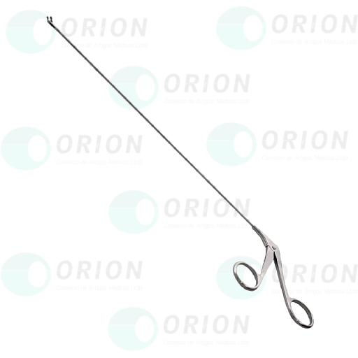 pinças micro laringe sacabocado reta 25cm cirúrgico