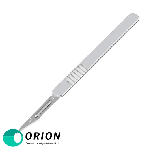 Vendedor cabo bisturi inox