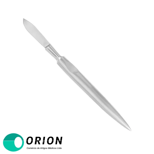 Vendedor cabo bisturi inox