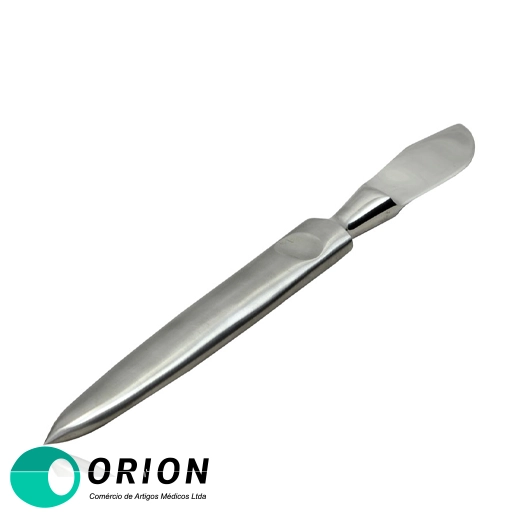 Vendedor cabo bisturi inox