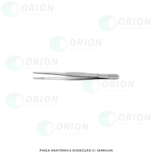 PINÇA ANATÔMICA DISSECÇÃO C/ SERRILHA 10CM - MS 81071680001