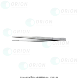 PINÇA ANATÔMICA DISSECÇÃO C/ SERRILHA 20CM - MS 81071680001