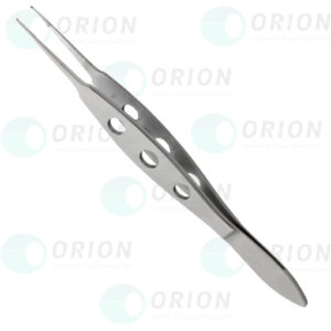 PINÇA CONJUNTIVA RETA C/ PLATAFORMA E DENTE DELICADA 8CM - MS 81071680001